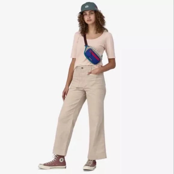 Patagonia Ultralight Black Hole Mini Hip Pack Belt 1L Patchwork Belay Blue - Picture 3 of 10